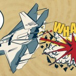 comic image of jet dropping bomb to demonstrate the effectiveness of IES global's weapons testing program